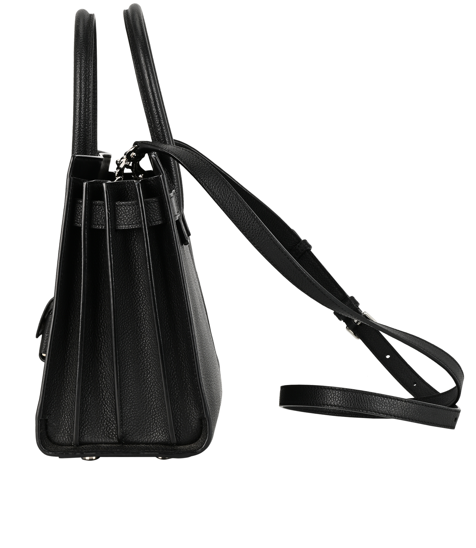 Small Sac De Jour, &pound;1,100, Handbags, Black, Leather, Bottom view